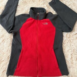 The North Face Women's Red and Gray Jacket